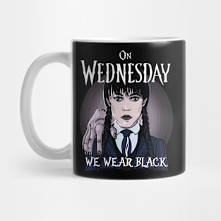 On Wednesday We Wear Black Mug